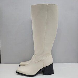 Vince Camuto Off-White Heeled Boots